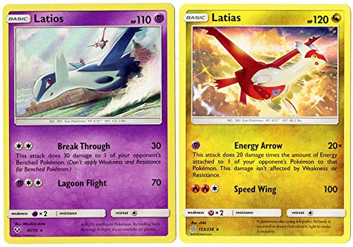 Pokemon!! Latios and Latias Guaranteed!! 200 Total Pokemon Card Lot with RARES Guaranteed!
