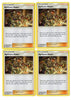 APRICORN Maker 124/168 - Sun Moon Celestial Storm - Trainer Card Set - x4 Card Lot (Playset)