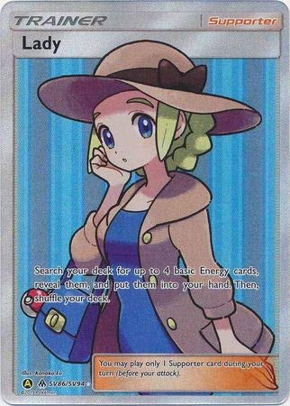 Lady - SV86/SV94 - Full Art Ultra Rare - Hidden Fates