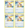Pokemon Card - Rotom Bike - Sword and Shield Base - x4 Card Lot Playset - 181/202 Uncommon