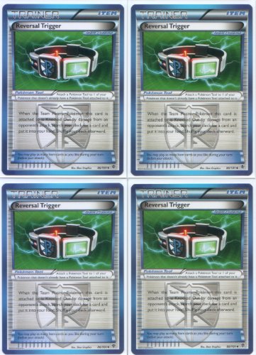 Pokemon x4 Reversal Trigger (Plasma Blast #86/101) Card Playset [Trainer-Item]