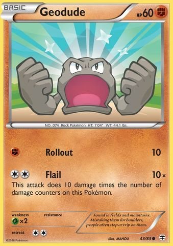 Pokemon - Geodude (43/83) - Generations