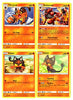 Evolution Card Set - Incineroar 29/214 - Sun Moon Unbroken Bonds - Rare 4 Card Lot