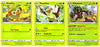 Pokemon Sword & Shield Evolution Set - Rillaboom Thwackey Grookey - 014/202 - Rare 3 Card Lot