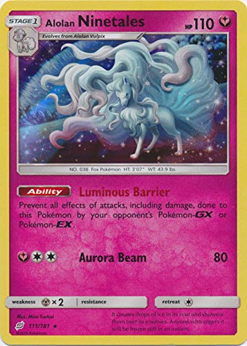 Alolan Ninetales - 111/181 - Holo Rare - Team Up