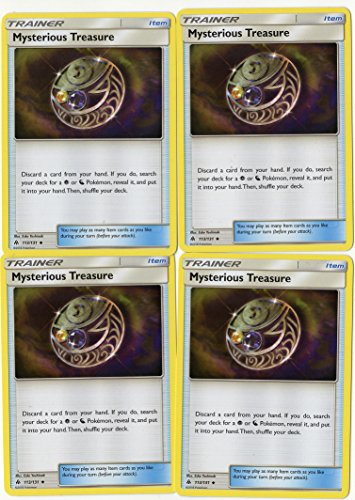 Mysterious Treasure 113/131 - Sun Moon Forbidden Light - Trainer Card Set - x4 Card Lot (Playset)