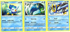 Pokemon Evolution Set - Empoleon 56/236 - Sun Moon Cosmic Eclipse - Rare - 3 Card Lot