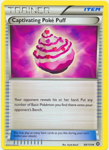 Pokemon - Captivating Poke Puff (99/114) - XY Steam Siege