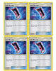 Lost Blender 181/214 - Sun Moon Lost Thunder - Trainer Card Set - x4 Card LOT (PLAYSET)