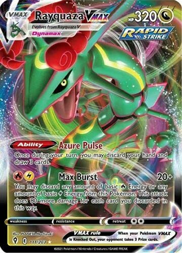 Rayquaza VMax - 111/203 - Ultra Rare - Evolving Skies - NM/M