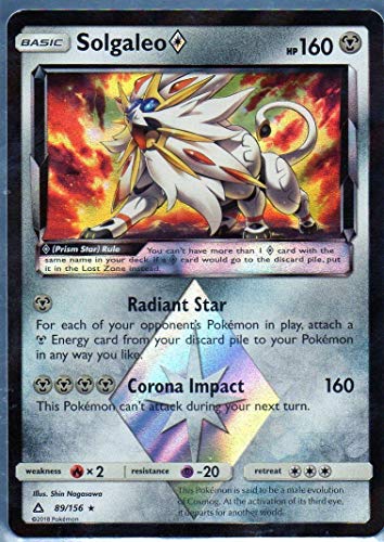 Solgaleo Prism - 89/156 - Holo Rare - Sun & Moon: Ultra Prism