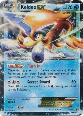 Pokemon - Keldeo-EX (BW61) - BW Black Star Promos - Holo