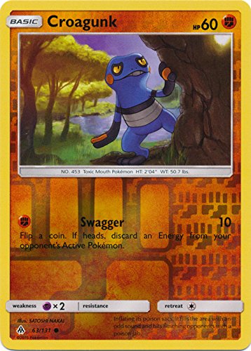 Croagunk - 63/131 - Common - Reverse Holo - Forbidden Light