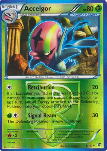 Pokemon - Accelgor (8) - Plasma Blast - Reverse Holo