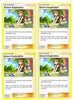 Pokemon Trainer Card Play Set - Green's Exploration 175/214 - Sun Moon Unbroken Bonds - 4 Card Lot
