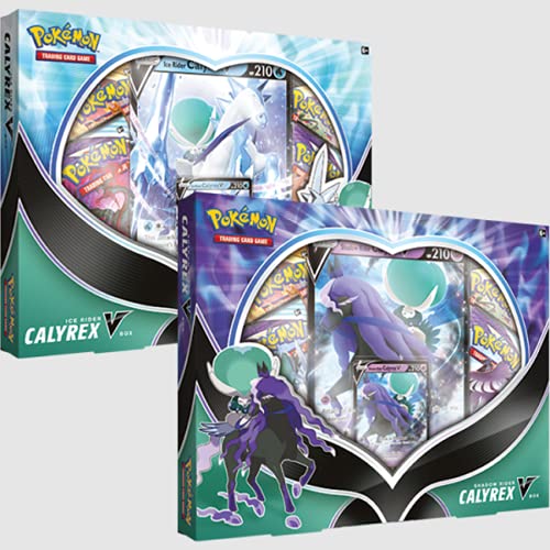 Pokemon TCG Ice Rider & Shadow Rider Calyrex V Box Set of 2