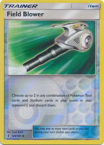 Field Blower - 125/145 - Uncommon - Reverse Holo - Sun & Moon: Guardians Rising