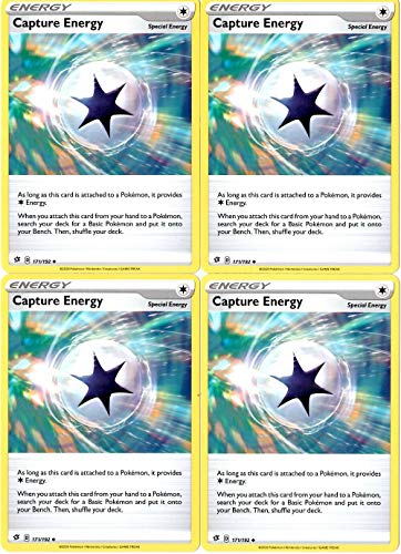 Pokemon - Capture Energy - Rebel Clash x4 Card Playset - 171/192 Uncommon