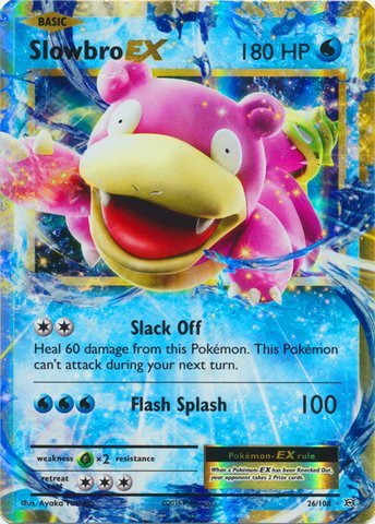 Pokemon - Slowbro-EX (26/108) - XY Evolutions - Holo