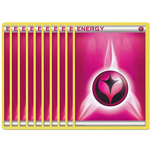 Pokemon Cards - LOT of 10 Fairy Energy Cards (Pink)