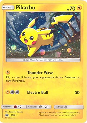 Pikachu - SM81 - SM Black Star Promo