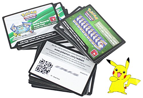 36 Pokemon Code Cards XY BreakPOINT with a Pokemon Sticker