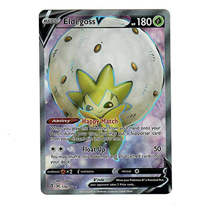 Eldegoss V 176/192 - Ultra Rare - Full Art - Pokemon Sword and Shield Rebel Clash