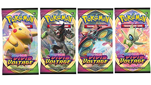 RESTOCK IN JANUARY Pokemon Vivid Voltage 4 Booster Packs Sold and Shipped by DAN123YAL TOYS+