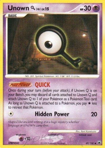 Unown Q - Diamond & Pearl Majestic Dawn - 49 [Toy]