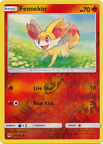 Fennekin - 15/131 - Common - Reverse Holo - Forbidden Light