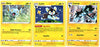 Pokemon Rebel Clash Evolution Set - Luxray 062/192 - Sword & Shield - Foil Rare 3 Card Lot