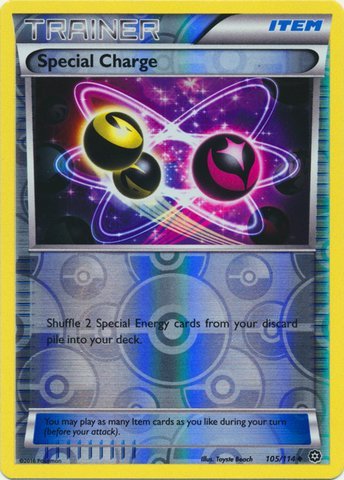 Pokemon - Special Charge (105/114) - XY Steam Siege - Reverse Holo