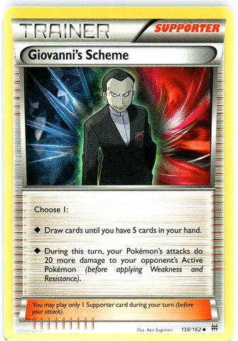 Pokemon - Giovanni's Scheme (138/162) - XY BREAKthrough