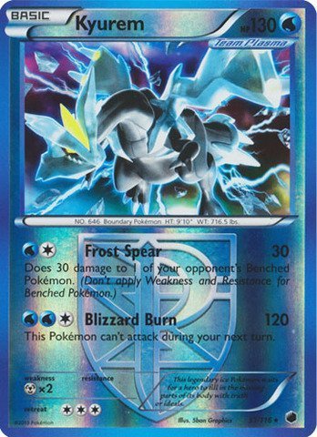 Pokemon - Kyurem (31/116) - Plasma Freeze - Reverse Holo by Pok?on