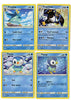 Pokemon Evolution Set - Empoleon Prinplup Piplup - Sun Moon Ultra Prism 34/156 Rare Card lot