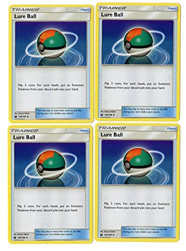 Lure Ball 138/168 - Sun Moon Celestial Storm - Trainer Card Set - 4 Card Lot (Playset)