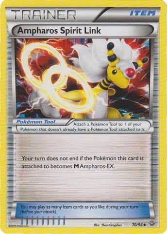 Pokemon - Ampharos Spirit Link (70/98) - Ancient Origins