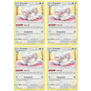 Pokemon Card - Cinccino - Sword and Shield Base - x4 Card Lot Playset - 147/202 Rare