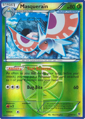 Pokemon - Masquerain (2) - Plasma Blast - Reverse Holo