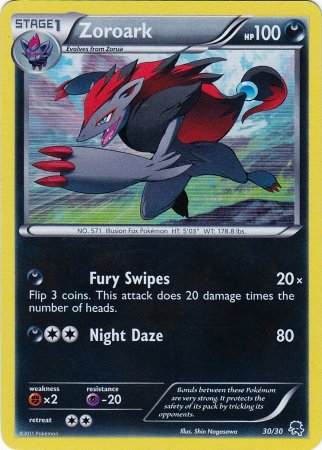 Pokemon Zoroark - 30/30 - Zoroark Trainer Kit - Holo