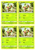 Pokemon Sword & Shield Grookey 011/202 - x4 Card Lot - Playset