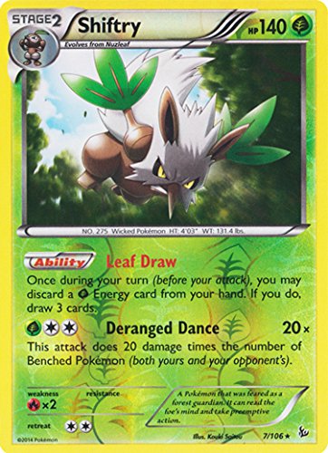 Pokemon - Shiftry (7) - XY Flashfire - Reverse Holo