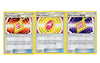 Fairy Charm Trainer Card Set - Lightning/Ultra Beast/Ability - Sun Moon Unbroken Bonds - 3 Card Lot
