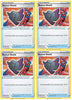 Pokemon Trainer Card Lot - Rusted Shield 061/072 - Shining Fates - x4 Tool Card Lot Zamazenta