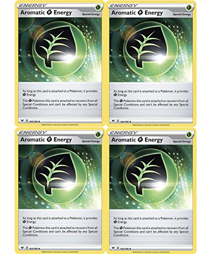Pokemon Special Energy Set - Aromatic Energy 162/185 - Sun Moon Vivid Voltage - x4 Card Lot
