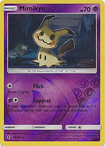 Mimikyu - 58/145 - Holo Rare - Reverse Holo