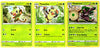 Pokemon Sword & Shield Evolution Set - Rillaboom Twackey & Grookey 015/202 - Rare 3 Card Lot