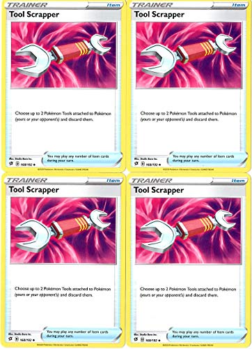 Pokemon - Tool Scrapper - Rebel Clash x4 Card Playset - 168/192 Uncommon