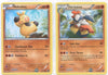 Pokemon Makuhita and Hariyama - Rare Card Evolution Set (Plasma Freeze #62/116 and #63/116)