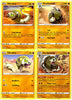 Pokemon Sword & Shield Evolution Set - Sandaconda & Silicobra - 110/202 & 109/202 - Foil Rare 4 Card Lot